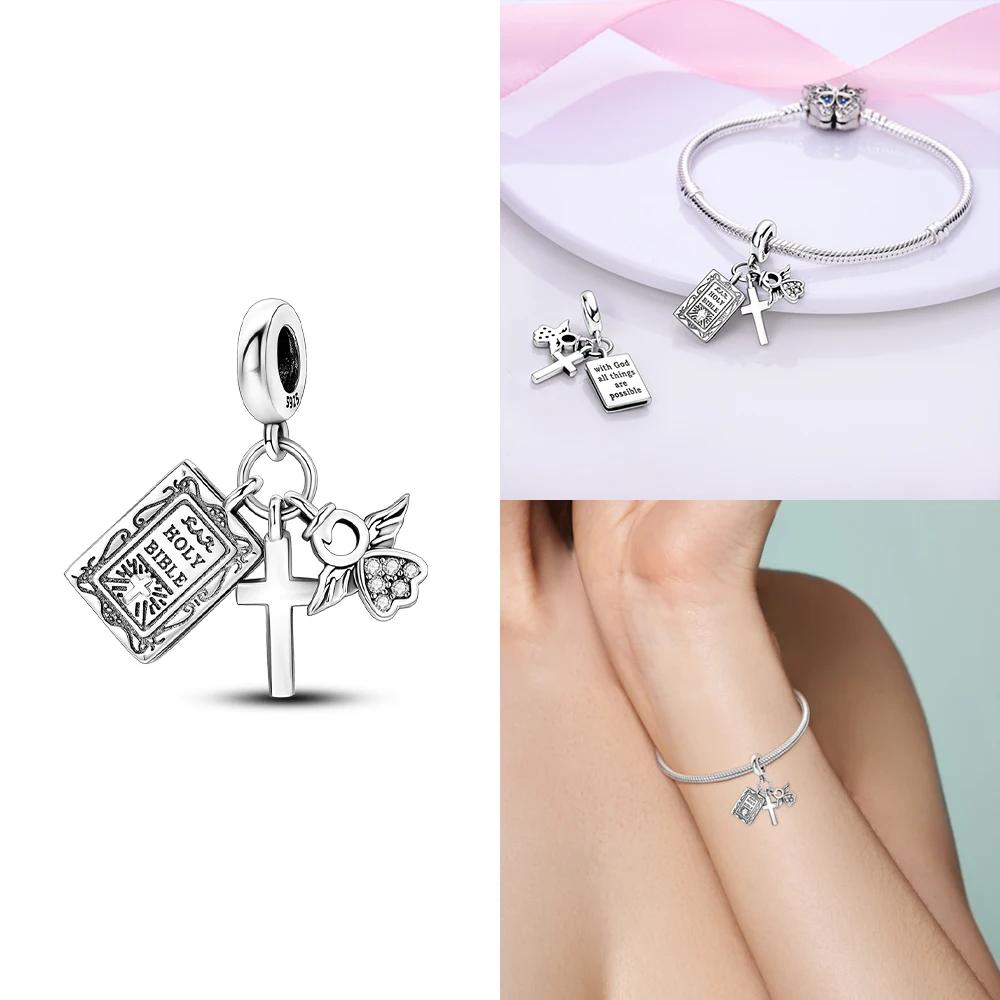 Pink Butterfly Luminous Firefly Dangle New Copper Charms Bead Fit Bangle Bracelet Necklace Diy Jewelry Women Gift