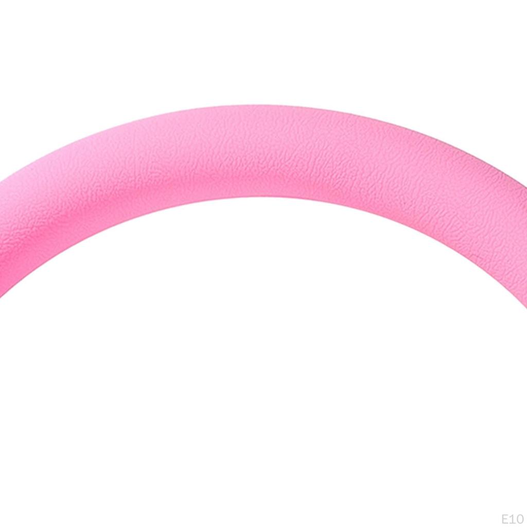 Car Silicone Steering Wheel Cover Protection All Seasons Convenient Installation 15 Inch Sleeve