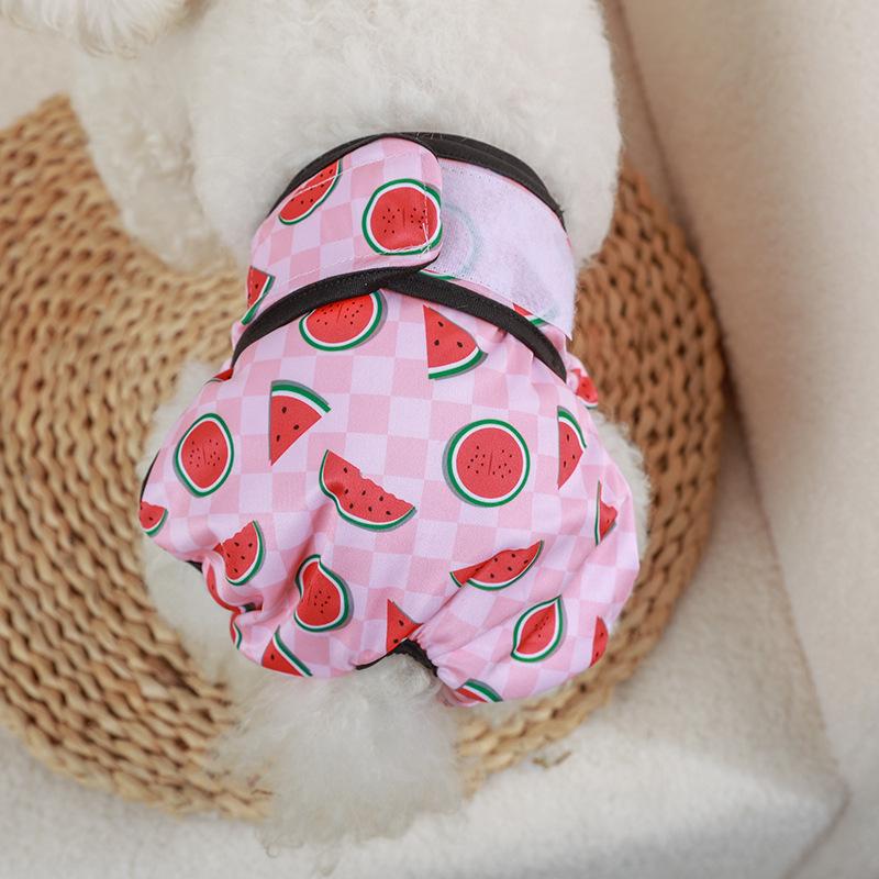 Физиологические штаны для собак женского пола - менструальные подгузники и одежда для домашних животных на весну/лето.