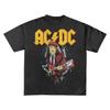 AC Metal Rock Band T-Shirt Men Women Short Sleeve Cotton Tees Hip Hop Retro Brand T-Shirt Men's Women's Clothing Summer Y2k Tops