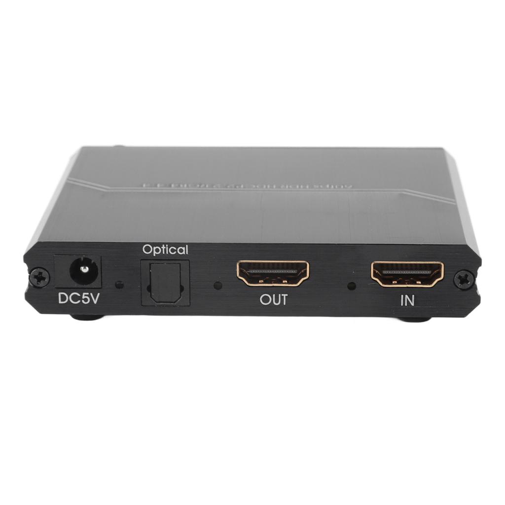 Экстрактор мультимедийного интерфейса HD 4K 60 Гц Разветвитель мультимедийного интерфейса HD с регулятором громкости для