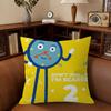 Don'T Hug Me I'M S-Scared Pillow Covers Cartoon Sofa Decorative Home Double-Sided Printing Short Plush Cute Cushion Cover