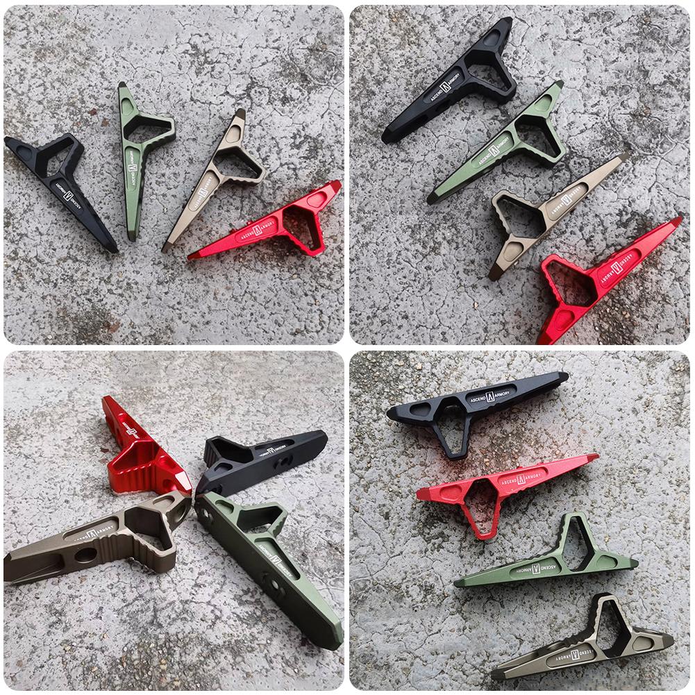 Ascend Armory Half Hand Stopper SLR Mini Metal Blocker Алюминиевый аксессуар PUBG для системы MLOK
