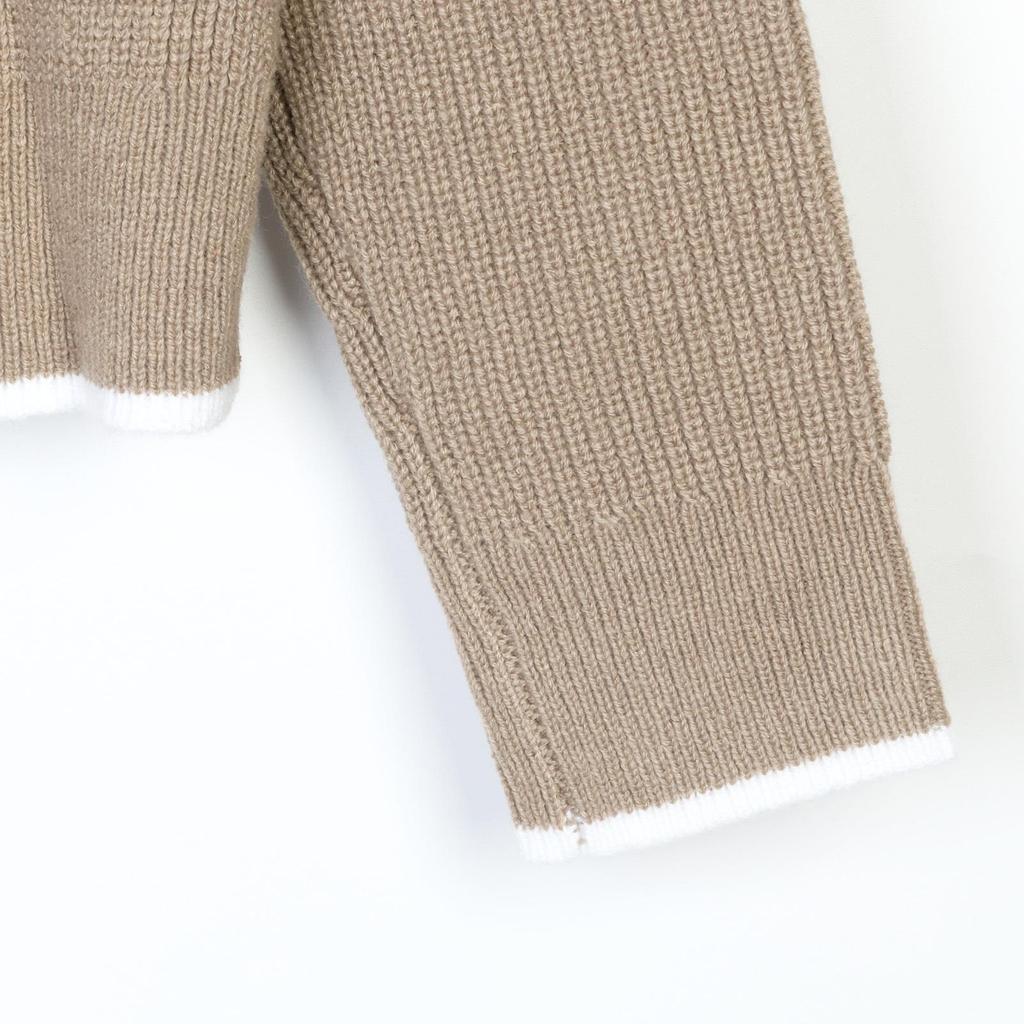 Женский вязаный свитер Zhuoya с контрастным цветом, высоким воротом, мягкий, свободного кроя, с длинным рукавом, идеально подходит для осени и зимы