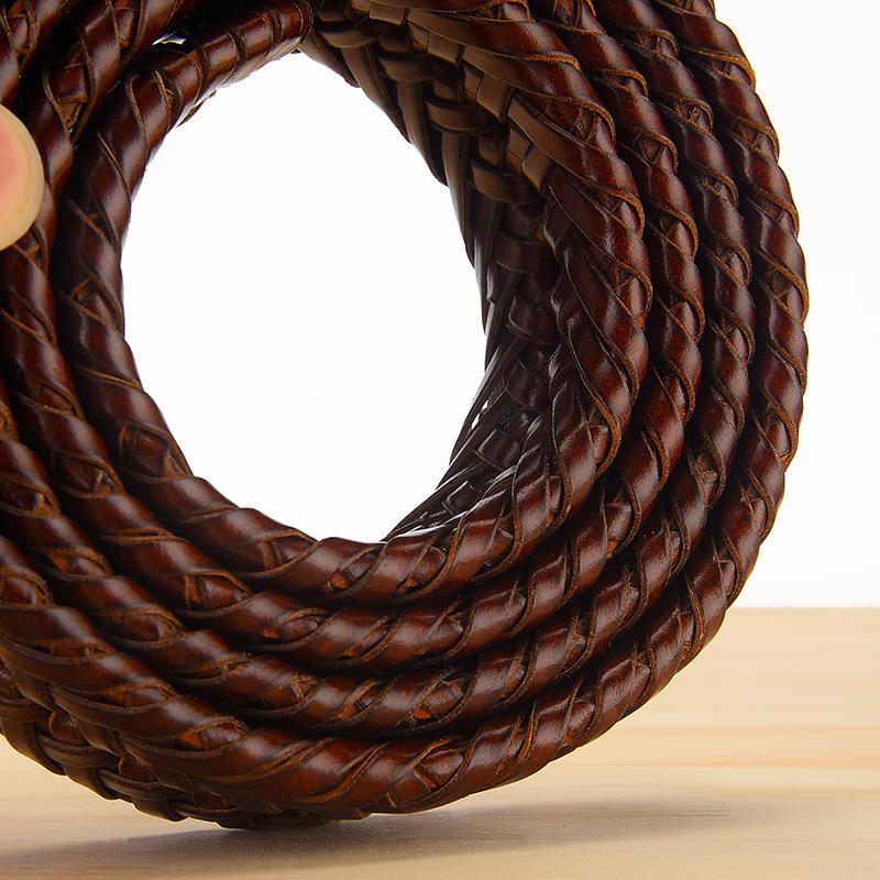 Мужской ретро полый ремень из натуральной кожи с пряжкой-штифтом