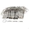 100 Pieces Precision Eyeglass Screwdriver Mini Keychain Glass Eyewear Repair Tool
