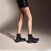 Короткие носки ботильоны на высокой толстой подошве эластичные тонкие ботинки 2025 новые дышащие ботинки Мартин повседневные спортивные короткие ботинки женские