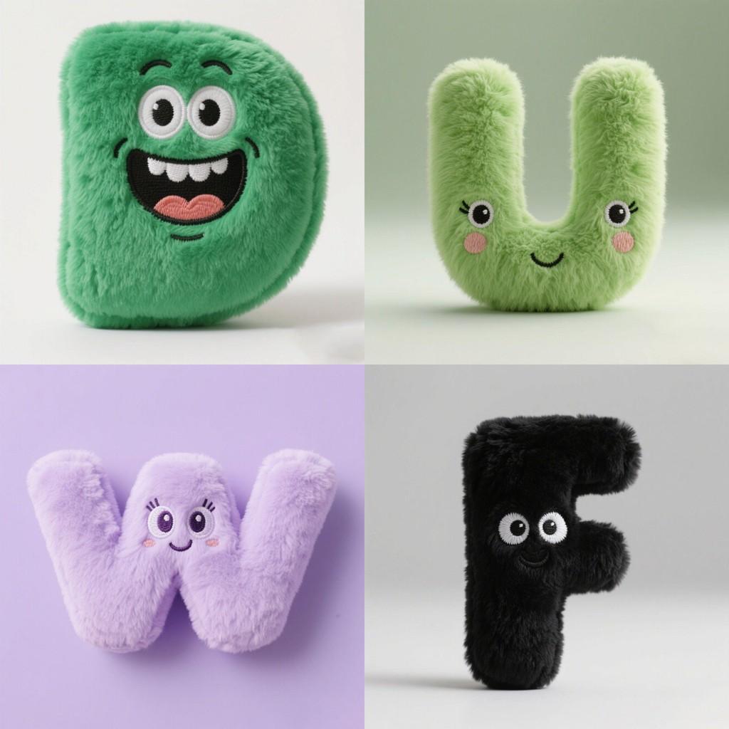 Alphabet Lore Soft Letter Figures A To Z Learning Toy Plush For Children