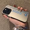 Модный автомобильный чехол для телефона с эмблемой BMW Для IPhone 17 16e 16 15 14 13 12 11 Pro Max X Air Plus Противоударный чехол-оболочка Наклейка