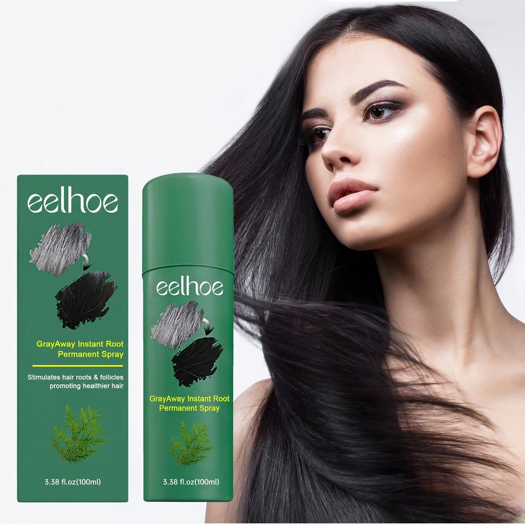 100 мл спрей для утолщения и питания корней с глянцевым и гладким натуральным черным спреем для волос