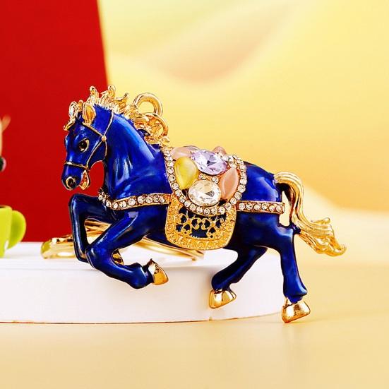 Брелок для ключей в виде лошади, Шарм-подвеска на китайский Новый год, Украшение для сумки, рюкзака, Вдохновляющий дизайн, Рождественское украшение