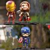 Фигурки Мстителей Marvel в непрозрачной упаковке, Игрушки Бэтмен, Железный Человек, Человек-Паук, Капитан Америка, Коллекционные Модели-Украшения для Детей и Фанатов