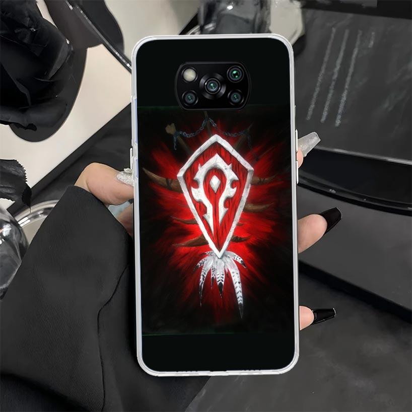 W-World Of W-Warcraft W-Wow Чехол для телефона для Xiaomi Poco X7 X6 X5 X3 Pro X4 Nfc F7 Ultra F6 F5 F4 Gt M6 M5S M4 M3 Мягкий силикон Co