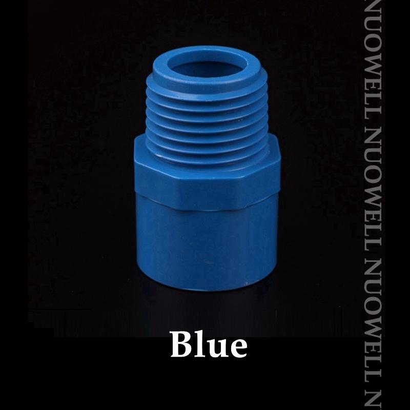 5 шт. 20 25 32 мм ПВХ трубный соединитель с наружной резьбой прямой трубный соединитель фитинги для садового орошения трубные соединения для подачи воды