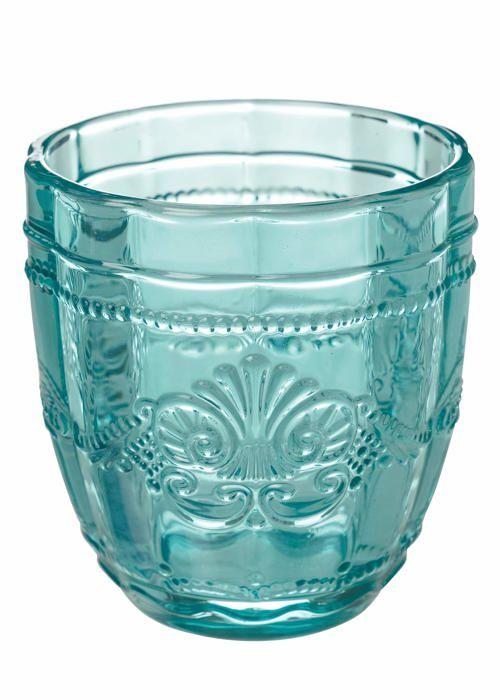 Verre à eau - Villa d'Este - Modèle Tivoli - 235 ml - Motif arabesque - Lavable au lave-vaisselle