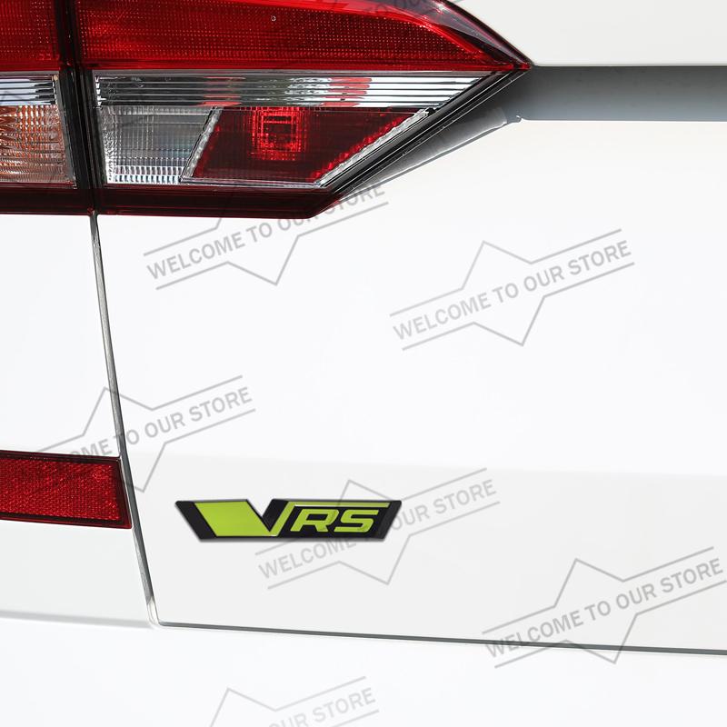 Xnapd1 Автостайлинг Новый значок VRS на кузов и багажник, 3D металлическая решетка, наклейки для Octavia Enyaq RS Elroq Kushaq Citigo Superb Scala