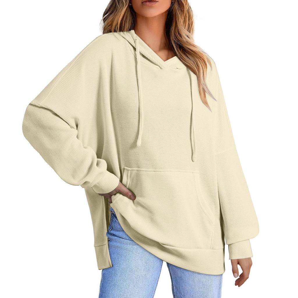 Женская одежда, осенне-зимний свитер с круглым вырезом и длинными рукавами, большой свободный плюшевый утолщенный свитер, топ