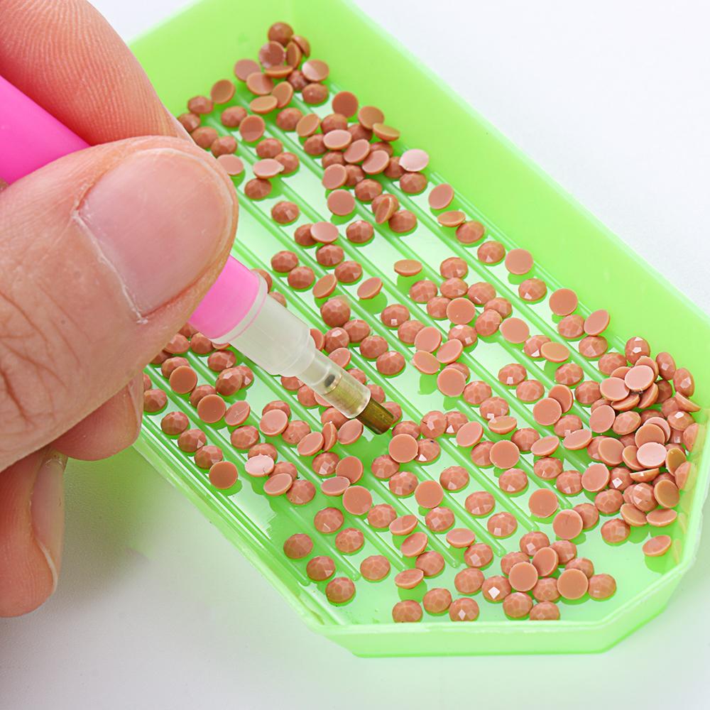 Container Nail Art Tools Drilling Mud Heart-shaped Diamond Painting Glue Diamond Painting Glue Clay