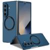 Матовое черное магнитное PC-кейс для Samsung Galaxy Z Fold 8 7 6 5 4, защита беспроводной зарядки, противоударное, жесткая крышка