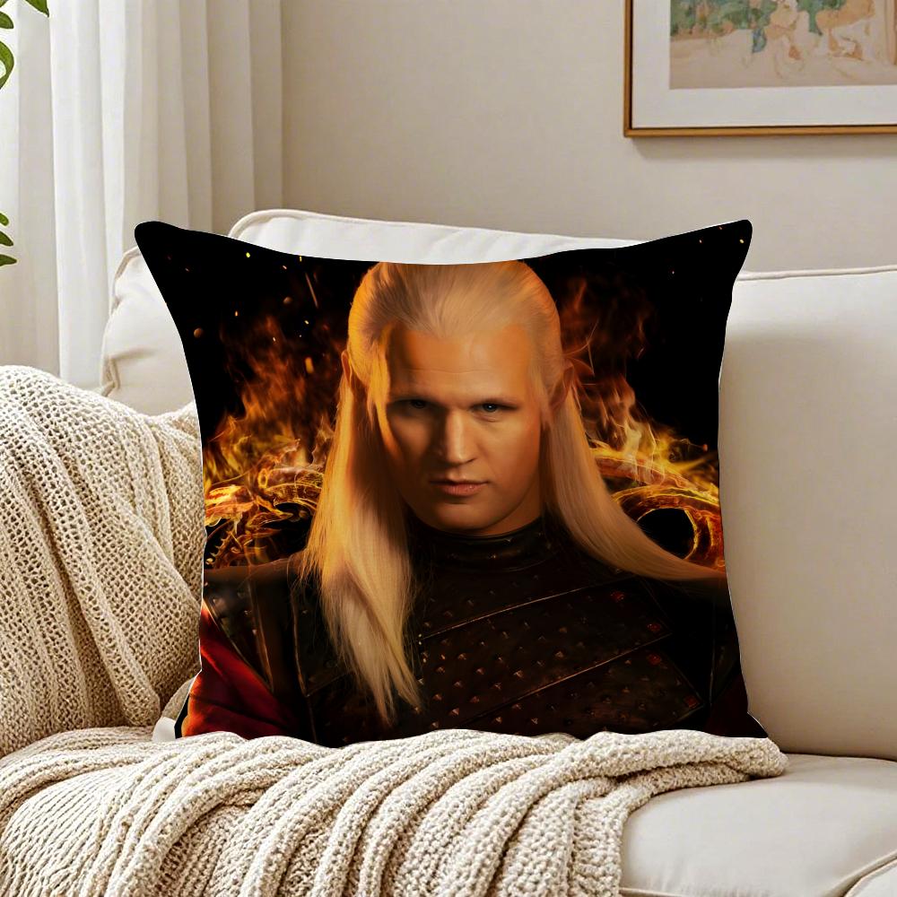 DDaemon Targaryen Наволочка для подушки с топпером Фэнтези Декоративная наволочка для подушки Защита от пылевых клещей Декор гостиной Дивана Подушка Комната