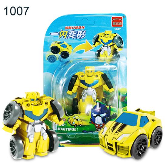 Mini Deformation Car Robot Transformable Inertia Truck Model Interactive Kid Toy