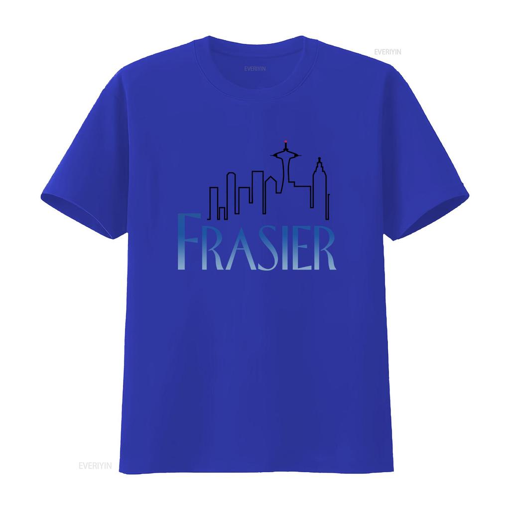 Винтажная футболка Frasier 1993 года, ТВ-промо, ситком, комедия, размер XL, белая, с дизайном Келси Грэммера, винтажная, стираная, унисекс, дизайнерская одежда