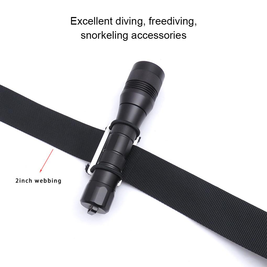 Грузовой пояс Slid Keeper Professional Small Size Diving Sport Tools из нержавеющей стали Sidemount Scuba Webbing