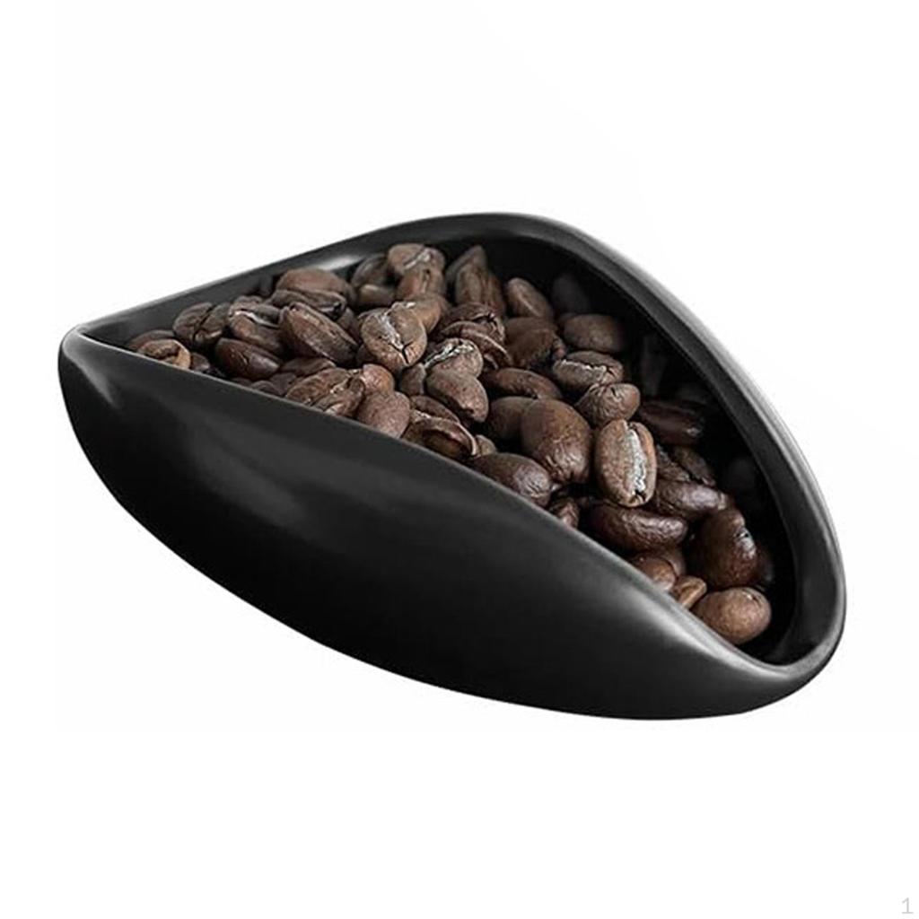 Coffee Bean Dosing Cup Condiment Plate Ceramics Display Tray Measuring Weighing Bowl for