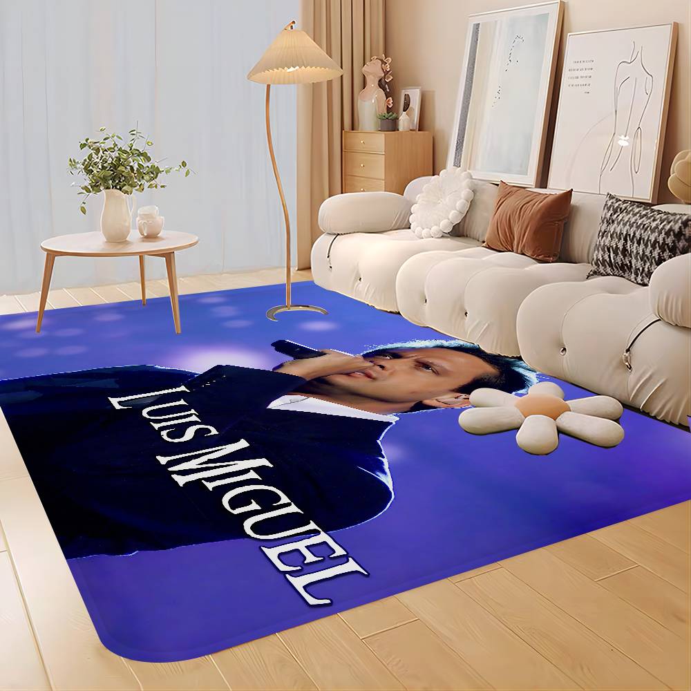 Singer L-Luis M-Miguel Floor Mat Retro Multiple Choice Living Room Kitchen Rug Non-Slip Modern Home Decor