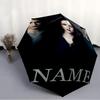 Personalized Name T-Twilight Print Umbrella - Automatic Open/Close, Eight-Rib Durable Frame, Automatic Folding Umbrella