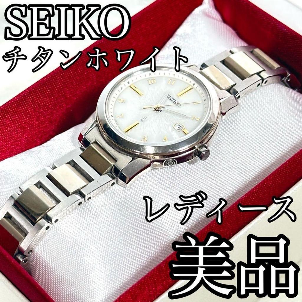 [USED] Seiko Lukia 1B35-0AN0 Titanium White SSQV082