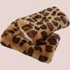 Thickened Half Finger Mittens Elastic Cuff Faux Fur Hand Warmer Plush Wrist Sleeve  Classroom Study