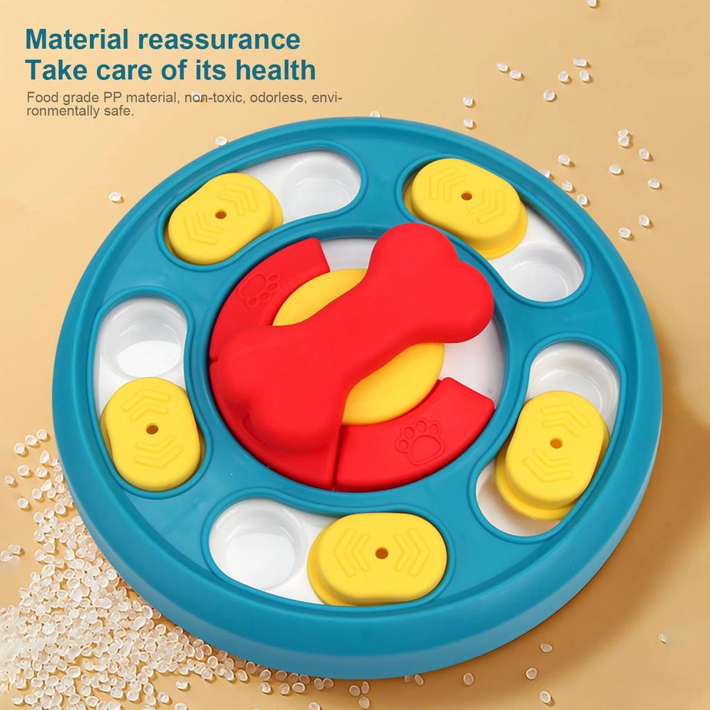 Игрушки-головоломки для собак Медленная кормушка Интерактивное увеличение интеллекта щенка Диспенсер для еды Посуда, которая не дает удушьям Собачья лизунья Товары для животных