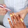 Newly Upgraded Manicure Practice Flexible Reusable Hand Finger with Nail Tips Adjustable Training Hands
