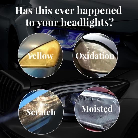 Автомобильный восстанавливающий состав для фар Жидкость для ремонта автомобильных фар Долговечная защита Простой в применении набор для полировки фар