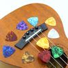 Набор из 12 тонких медиаторов для бас-гитары Samcos Guitar Picks Thickness, акустические медиаторы для электрогитары, гитарные медиаторы для начинающих, практическое использование, случайные цвета