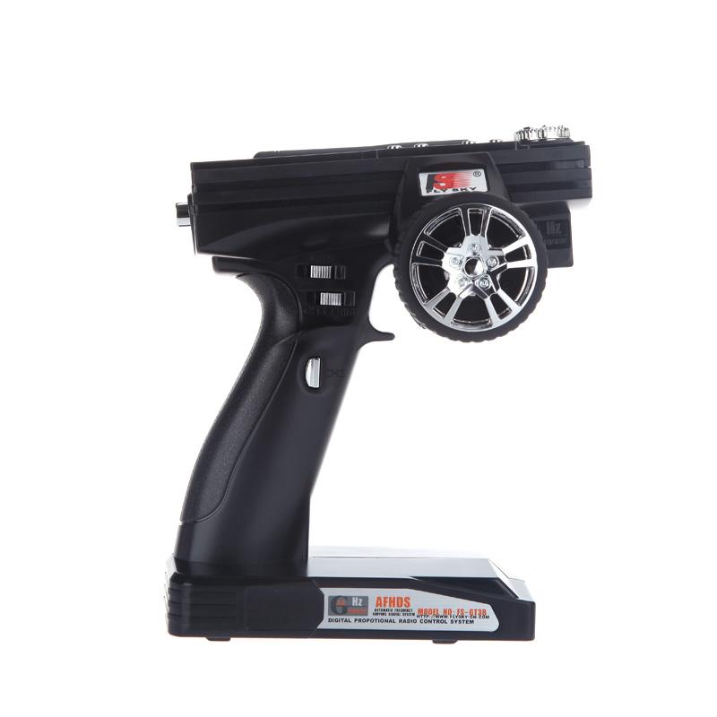 Flysky FS-GT3B 2.4G 3CH Low Power Consumption Radio Model Remote Control with LCD Screen Display Transmitter & Receiver for RC Car Boat