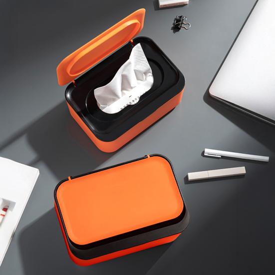Коробка для влажных салфеток в ванной комнате Диспенсер для салфеток Большой емкости Широкое отверстие Многоразовый органайзер для влажной туалетной бумаги