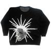 Harajuku Vintage Knitted Sweater Y2K Winter Men's and Women's Pullover EMO