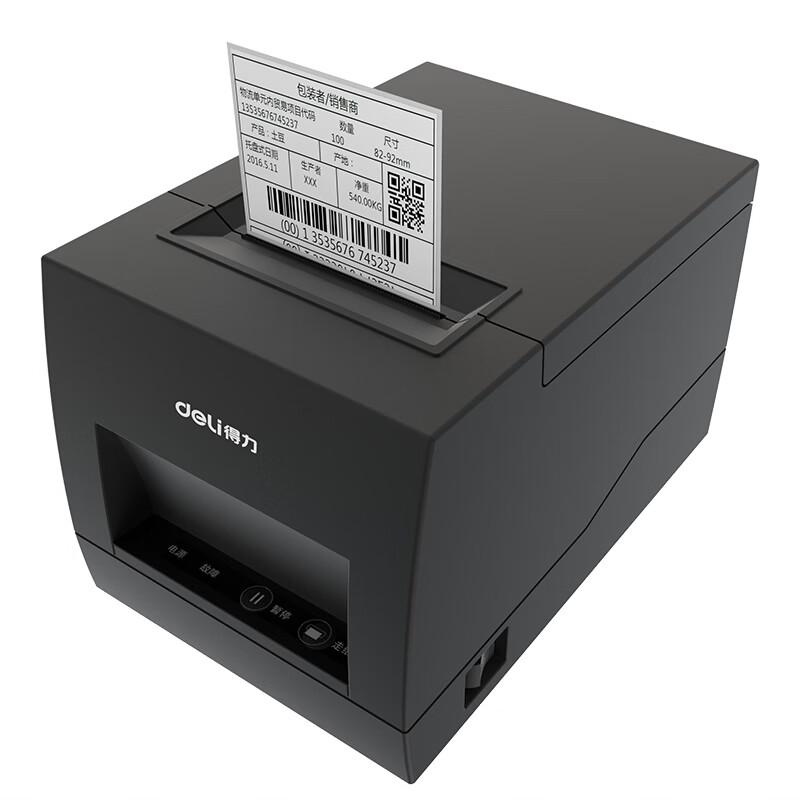 Deli Thermal Label and Receipt Printer CN plug (adapter included)