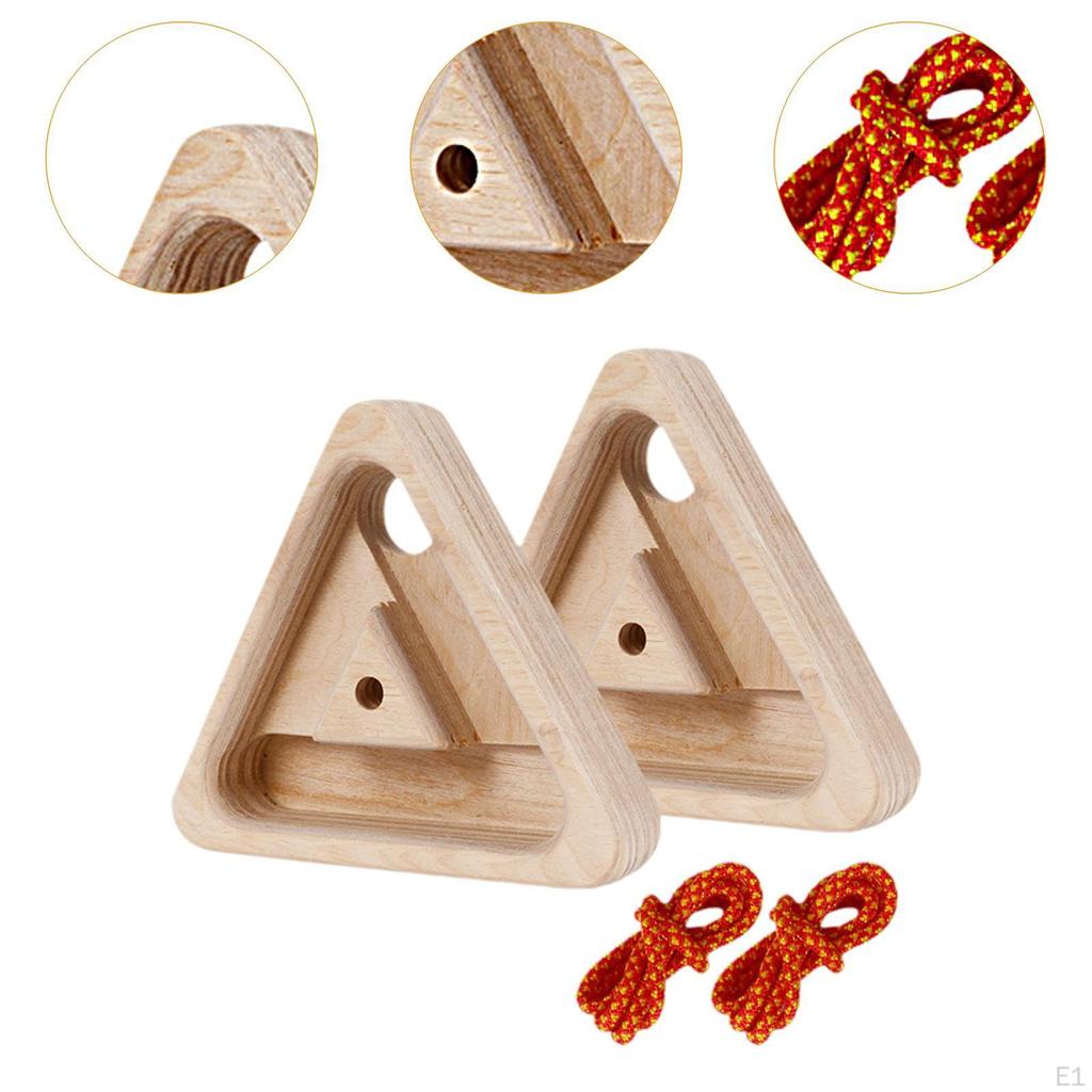 Тренировочная доска для скалолазания Треугольная скальная доска для укрепления запястий и предплечий