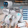 Робот-собака AI Smart Robot Dog с дистанционным управлением - Интерактивная игрушка с голосовым управлением и программированием для детей
