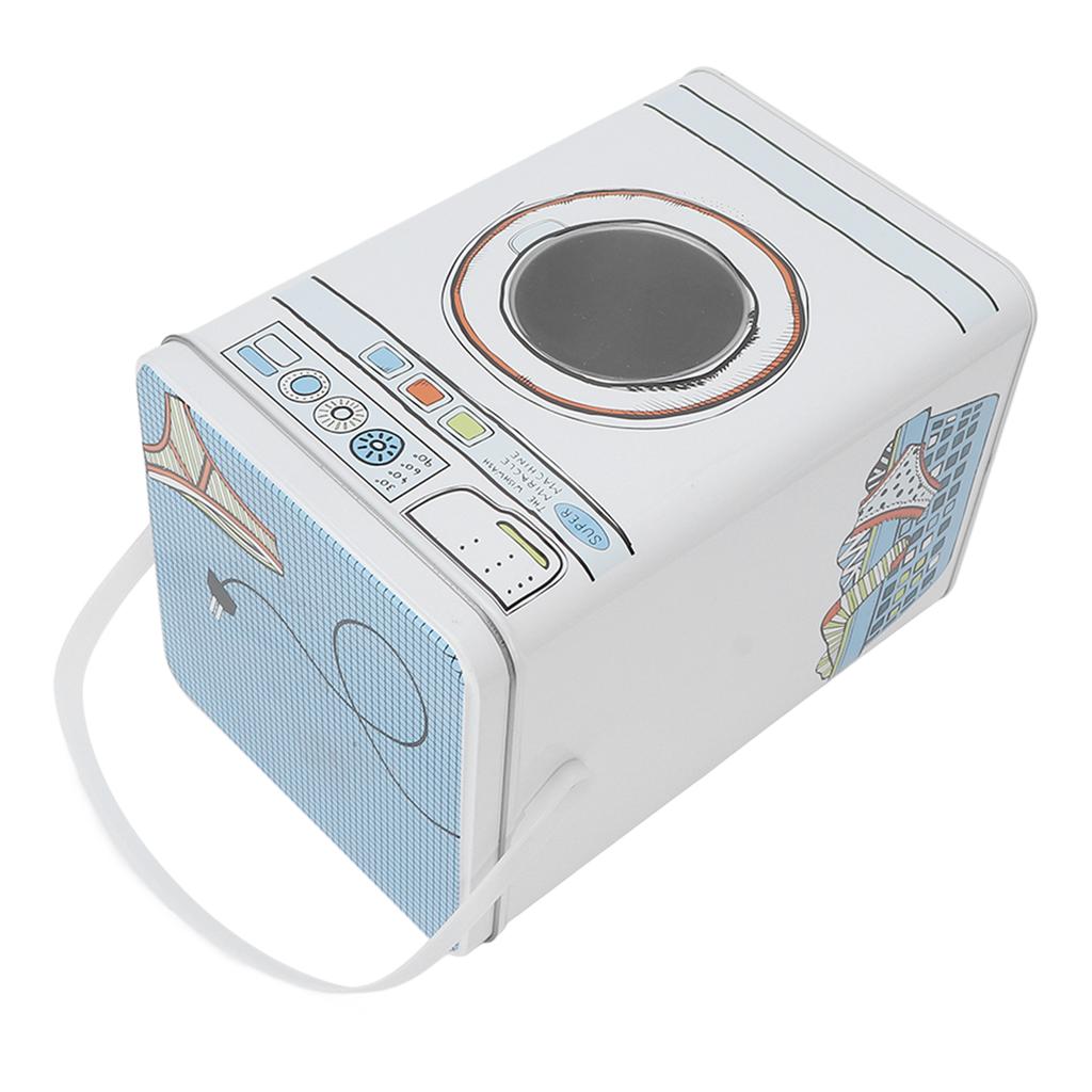 Металлическая коробка для стирального порошка большой вместимости, металлическая емкость-контейнер для хранения таблеток для стирки, синяя