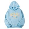 New casual sports sweater fleece hooded sports sweater men's and women's autumn and winter sports fashion