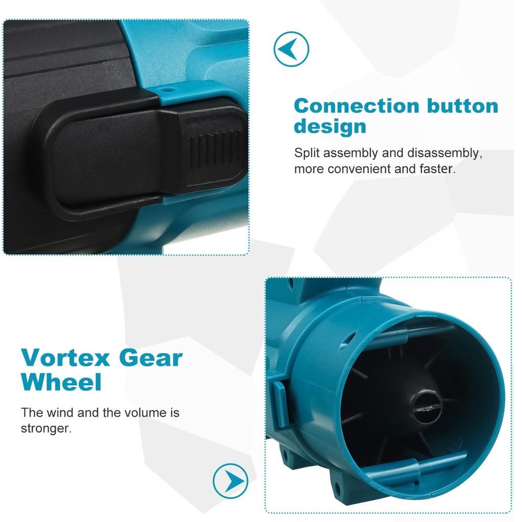 288VF 18000RPM Cordless Air Blower Electric Vacuum Cleaning Leaf Blower EU Plug Computer Dust Collector 66 X 13 X 34cm