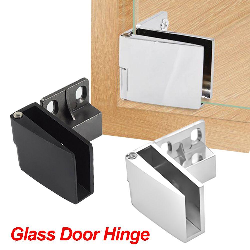 Wardrobe Cupboard Cabinet Door Hinge Furniture Accessories Frameless Clamp Glass Door Hinge