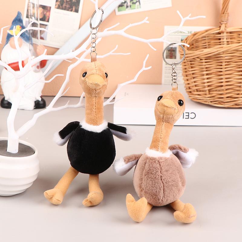 Милая плюшевая игрушка страус мультяшный кулон мягкая кукла брелок рюкзак автомобиль сумка Декор детский подарок