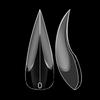 120Pcs Curved Stiletto Nail 3D Eagle Claw Sculptural Nails Molds Quick Building Full Cover Nail Molds Nail Extension Forms