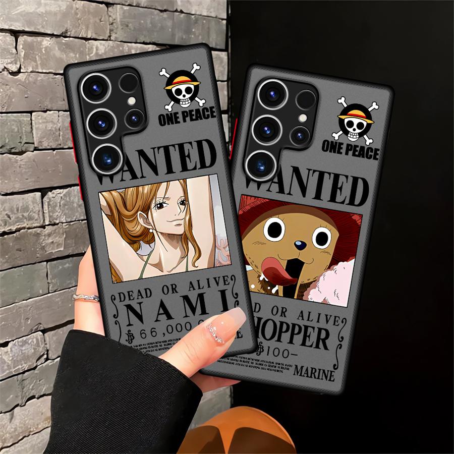 Anime One Piece Luffy Back Phone Cover Case for Samsung Galaxy S24 FE S20 S10 S21 S22 Plus S23 Ultra S9 S25 Edge