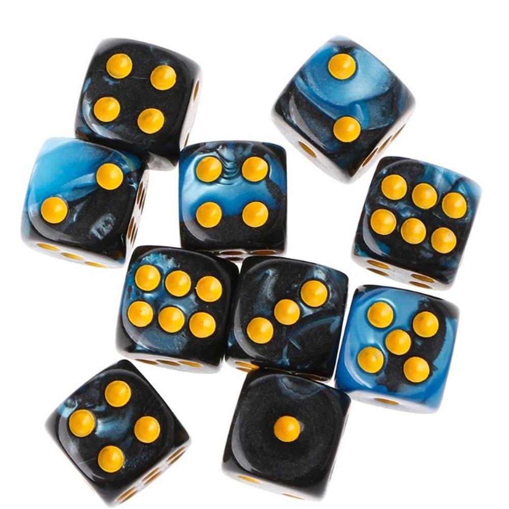 Round Corner Family Party Game Dice Number Polyhedral Dice Dice Set Table Game Digital Game Dices